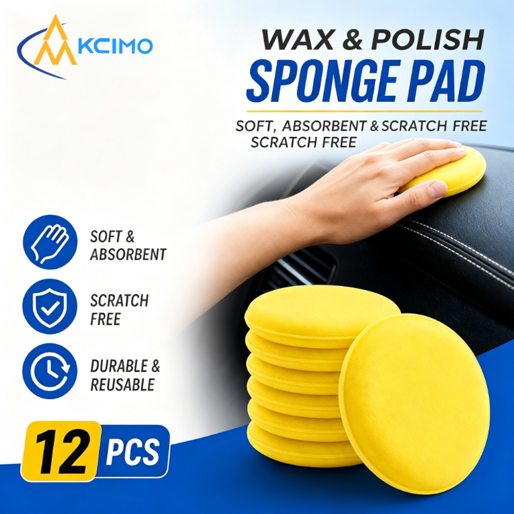 Wax Applicator Pad - 12 Stück weiche Schaumstoff-Applikator-Pads für Autowachs,