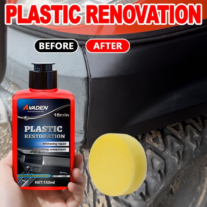 Trim Restorer Plastic - Schwarzleisten-Aufbereiter - Einzigartige Farbstoff-Formel Hält 6+