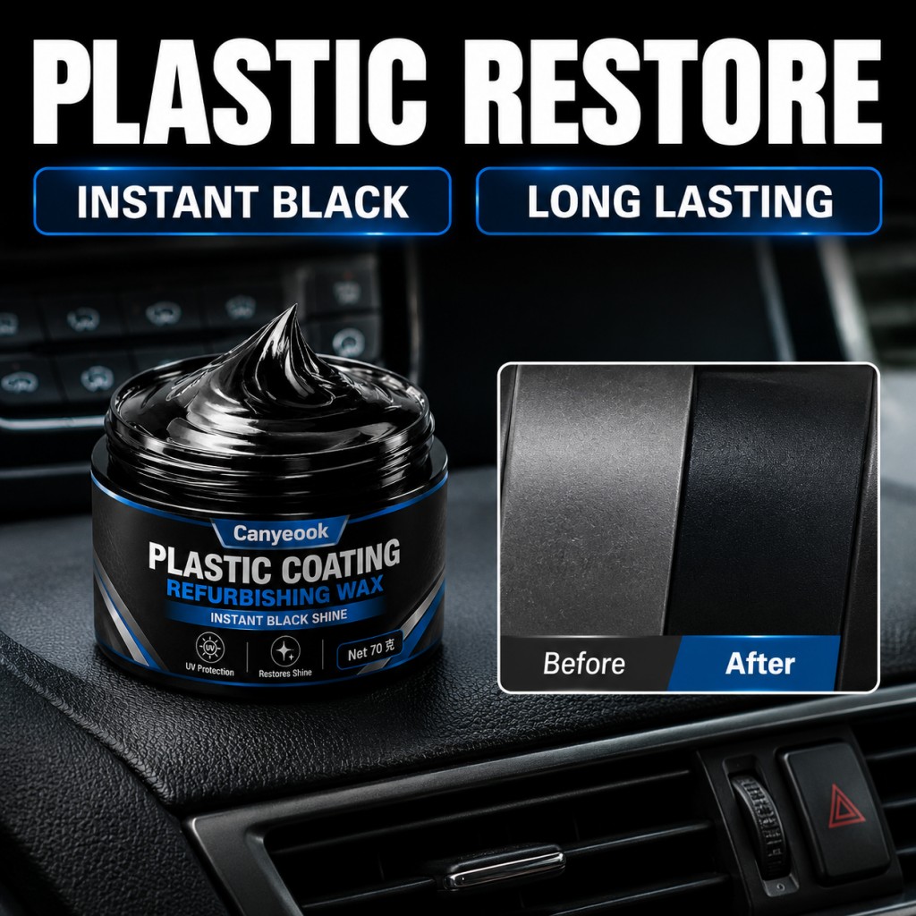 Trim Restorer Plastic - CANYEOOK Kunststoff-Auffrischungswachs - Entfernt Kratzer &