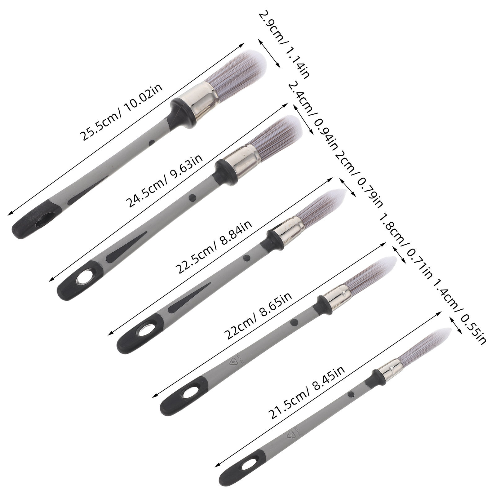 5-teiliges Detailpinsel-Set mi – Detailing Brush Set Bewertung und Preis